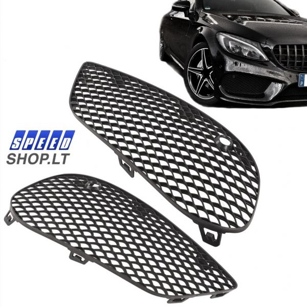 Mercedes-Benz W205 AMG line bamperio grotelės